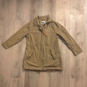 Penfield 70/30 Cotton Nylon Parka Field Jacket Mens Large Tan